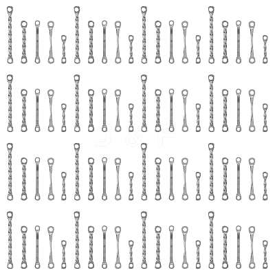 150Pcs 5 Styles 304 Stainless Steel Connector Charms STAS-DC0016-22-1