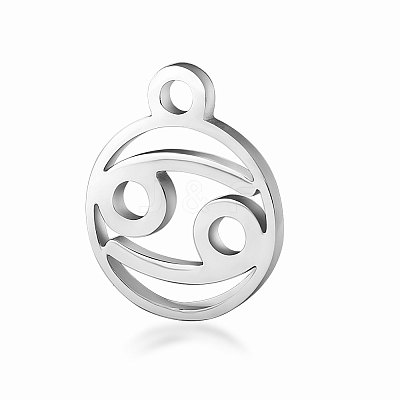 Non-Tarnish 201 Stainless Steel Charms STAS-T014-T505-4-1