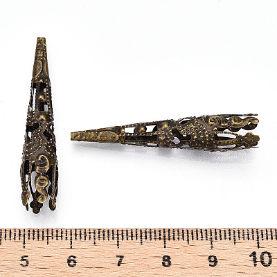 Iron Filigree Bead Caps IFIN-TAC0002-13AB-1