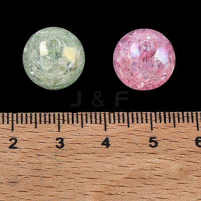 Transparent Crackle Acrylic Beads AC-CBA4496-05D-1