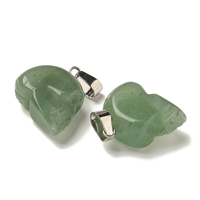 Natural & Synthetic Mixed Gemstone Pendants G-Z067-02P-01-1