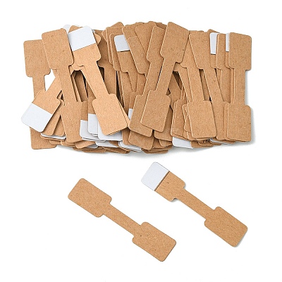 Paper Fold Over Blank Sticky Price Tags CDIS-YW0001-09B-1