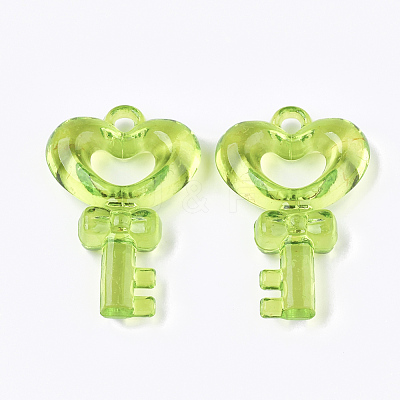 Transparent Acrylic Pendants X-TACR-S133-059-1