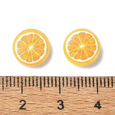 Fruit Series Opaque Resin Cabochons CRES-Q006-01D-1