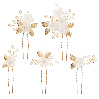 Acyrlic Hair Forks OHAR-WH20005-36G-1