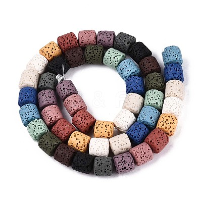 Natural Lava Rock Beads Strands G-N257-16A-01-1