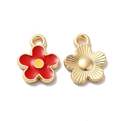 Alloy Enamel Charms ENAM-D043-02G-03-1