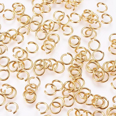 304 Stainless Steel Open Jump Rings STAS-F084-30G-1