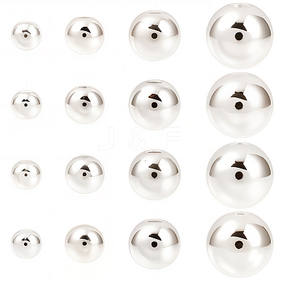1300Pcs 4 Styles CCB Plastic Beads Sets CCB-PA0001-02S-1