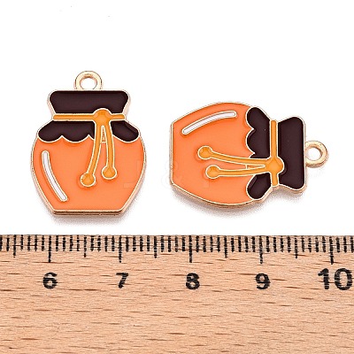 Thanksgiving Day Theme Alloy Enamel Pendants X1-ENAM-T020-35G-1