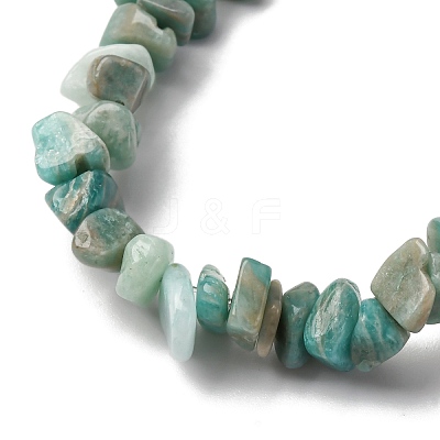 Natural Amazonite Chip Beads Strands G-M205-64-1-1