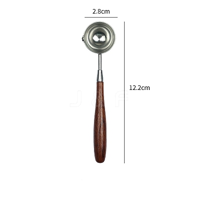Stainless Steel Wax Sealing Stamp Melting Spoon PW-WG40451-01-1