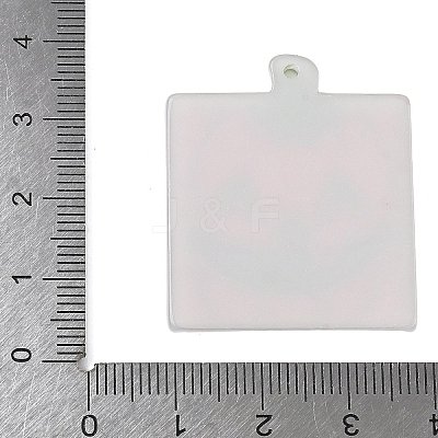 Printed Acrylic Pendants SACR-B008-04C-1