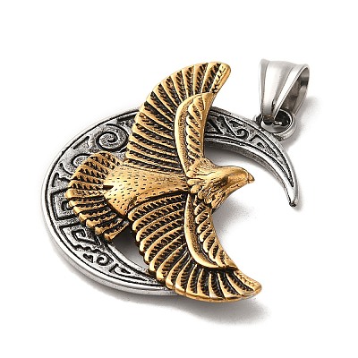 304 Stainless Steel Pendants LS-STAS-D091-03AG-1