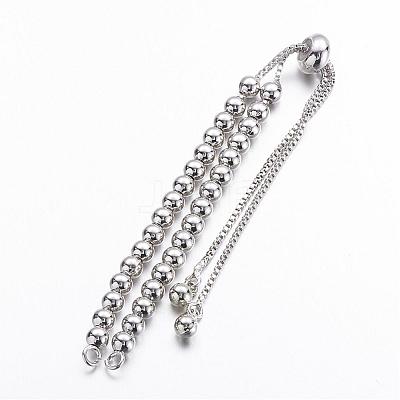 Brass Chain Bracelet Making KK-G291-02P-NR-1