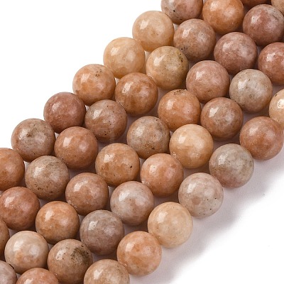 Natural Orange Quartz Beads Strands G-P551-A01-03-1