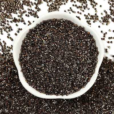 Electroplate Glass Seed Beads SEED-H003-10I-1