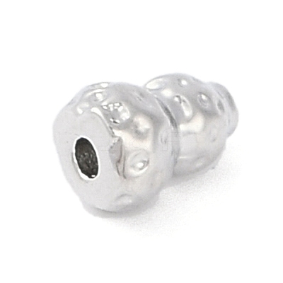Brass Pave Clear Cubic Zirconia Beads KK-F875-14P-1