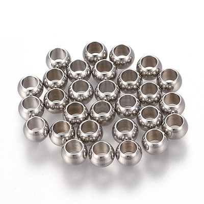 Tarnish Resistant 202 Stainless Steel Beads STAS-F170-04P-A-1
