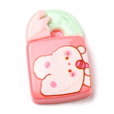 Musical Theme Opaque Resin Cabochons CRES-D008-01E-1