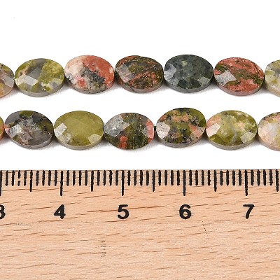 Natural Unakite Beads Strands G-H349-A01-04-1