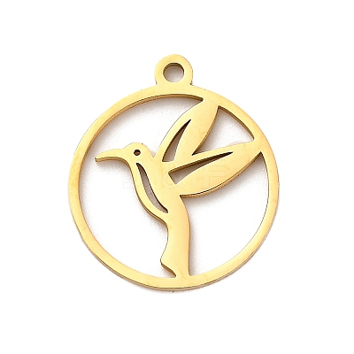 304 Stainless Steel Pendants LS-STAS-M117-02B-G-1