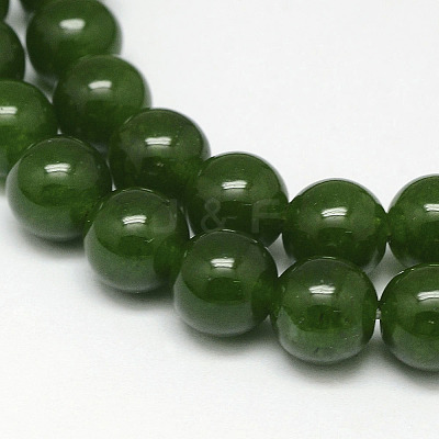 Natural TaiWan Jade Bead Strands G-F342-03-6mm-1