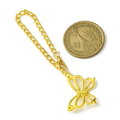 Alloy Butterfly Cup Pendant Decorations HJEW-JM01786-1