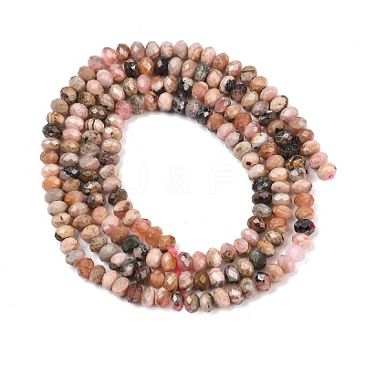 Natural Argentina Rhodonite Beads Strands G-B175-A17-2x3mm-1