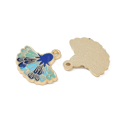 Rack Plating Alloy Enamel Pendants FIND-I038-07E-1