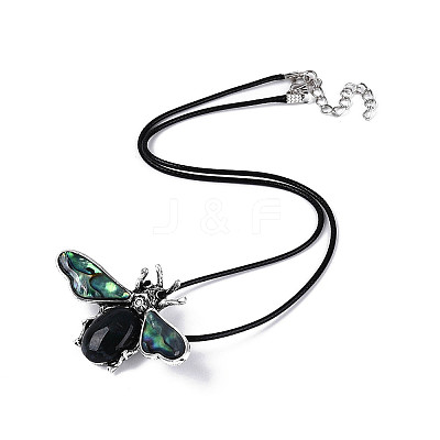 Tibetan Style Alloy Insect Brooches JEWB-A021-03AS-09-1
