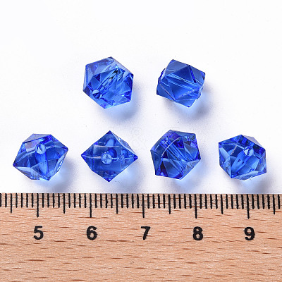 Transparent Acrylic Beads TACR-S154-15B-86-1