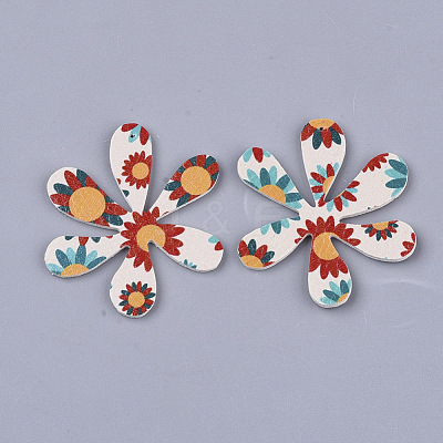Printing PU Leather Pendants X-FIND-T062-001N-1
