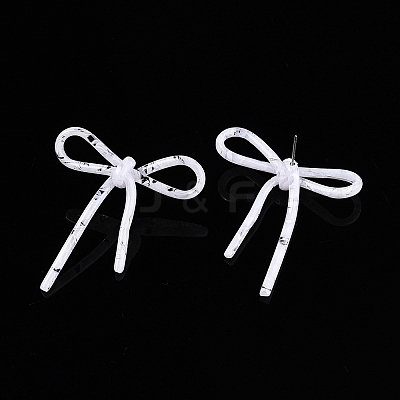 Cellulose Acetate(Resin) Stud Earrings EJEW-T020-01C-1