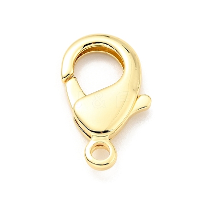 Brass Lobster Claw Clasps KK-G416-18G-1