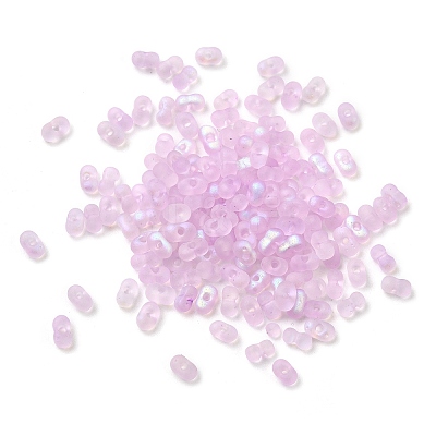 Glass Frosted Seed Beads LS-SEED-NH0002-01A-1