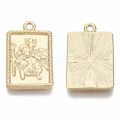 Brass Pendants KK-R126-028G-NF-1