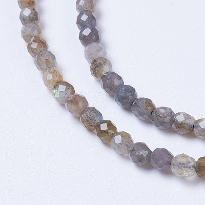 Natural Labradorite Beads Strands G-F568-199-4mm-1
