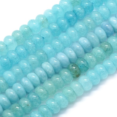 Natural White Jade Beads Strands G-E507-01-1