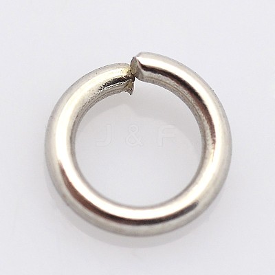 Tarnish Resistant 304 Stainless Steel Open Jump Rings STAS-E067-08-5mm-1