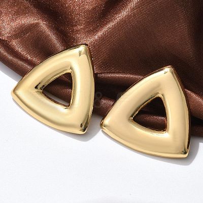 304 Stainless Steel Stud Earrings EJEW-U047-31G-1