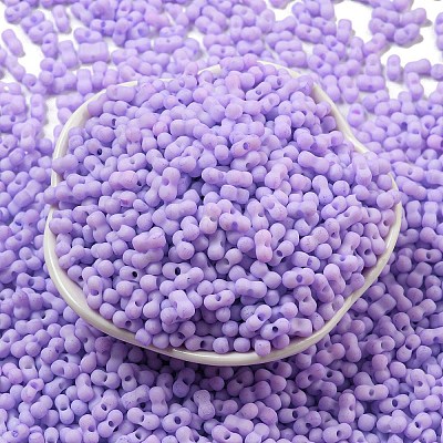 Macaron Color Opaque Frosted Glass Seed Beads X1-SEED-K009-12B-14-1