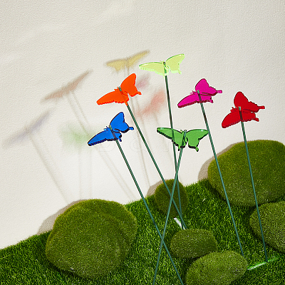 Acrylic Garden Stake AJEW-FH0005-24C-1