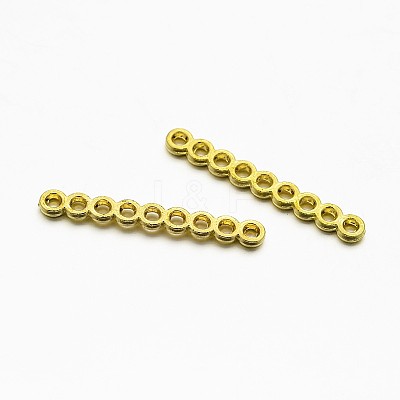 9-Hole Rectangle Zinc Alloy Spacer Bars X-PALLOY-E377-05G-1