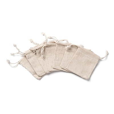 Cotton Packing Pouches Drawstring Bags ABAG-R011-8x10-1