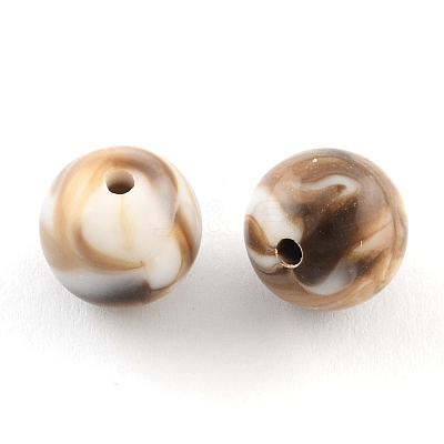 Opaque Acrylic Beads SACR-R853-10mm-207-1