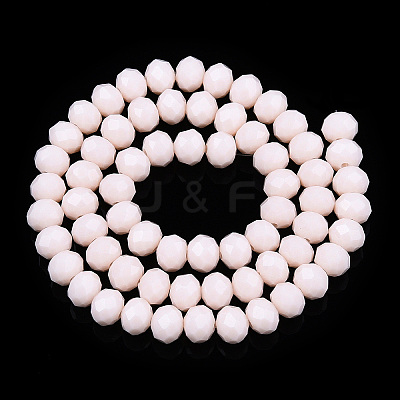 Opaque Solid Color Glass Beads Strands EGLA-A034-P2mm-D33-1