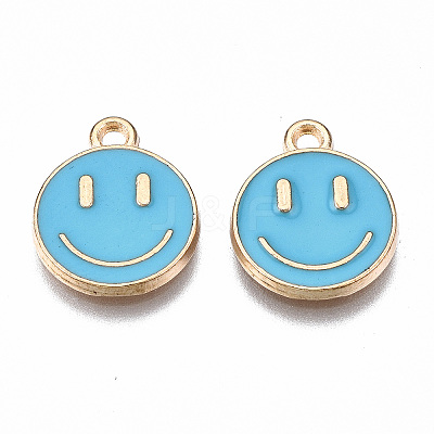 Alloy Enamel Charms X-ENAM-S121-165B-RS-1