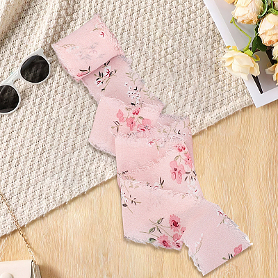5M Polyester Fringe Flower Printed Ribbon LS-OCOR-WH20006-19B-1