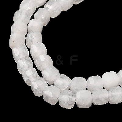 Natural White Jade Beads Strands G-F797-A14-01-1